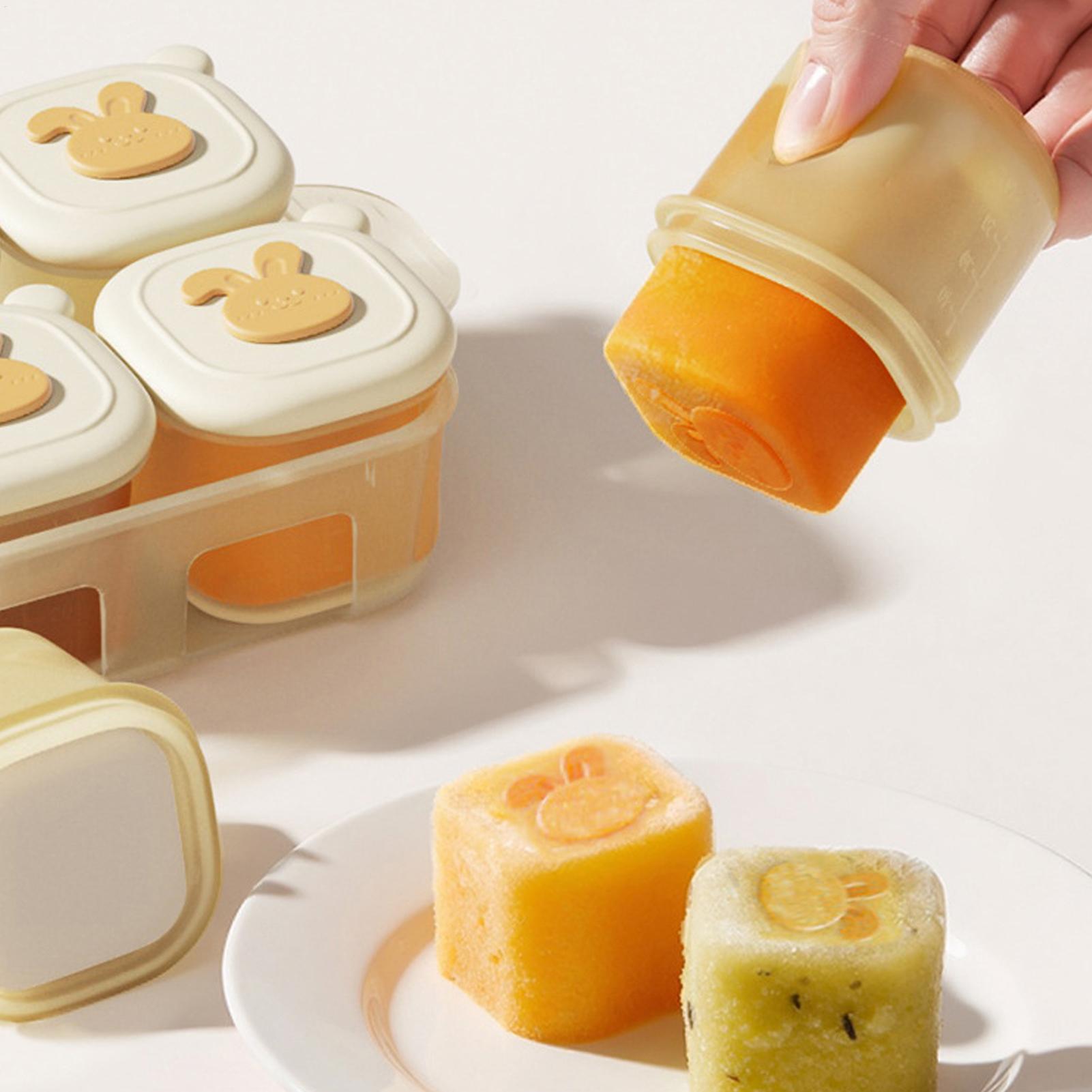 Baby Food Yogurt - Wadah Beku Makanan Bentuk Kubus, Wadah