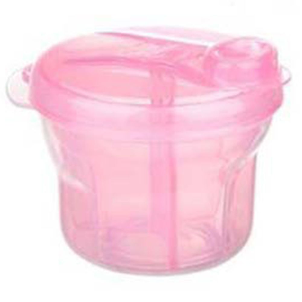 Snack Container Travel - Kotak Penyimpanan Susu Bubuk 3 Grid,