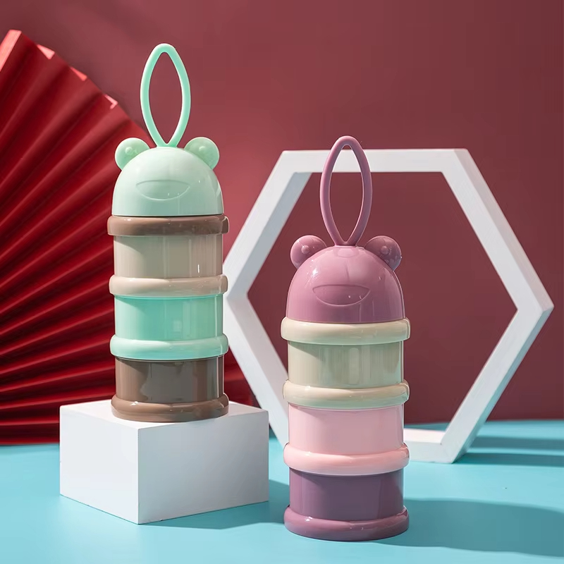 Snack Container Travel - Kotak Susu Bubuk Berwarna Kotak Susu