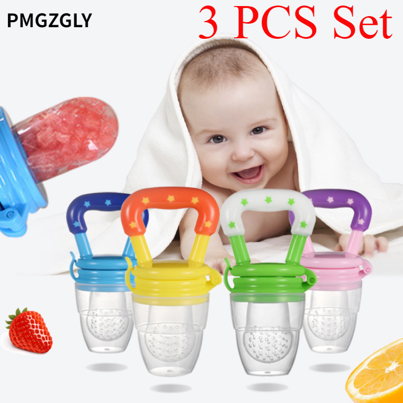 Baby Food Bites - 3 Buah Teether Buah dan Sayuran