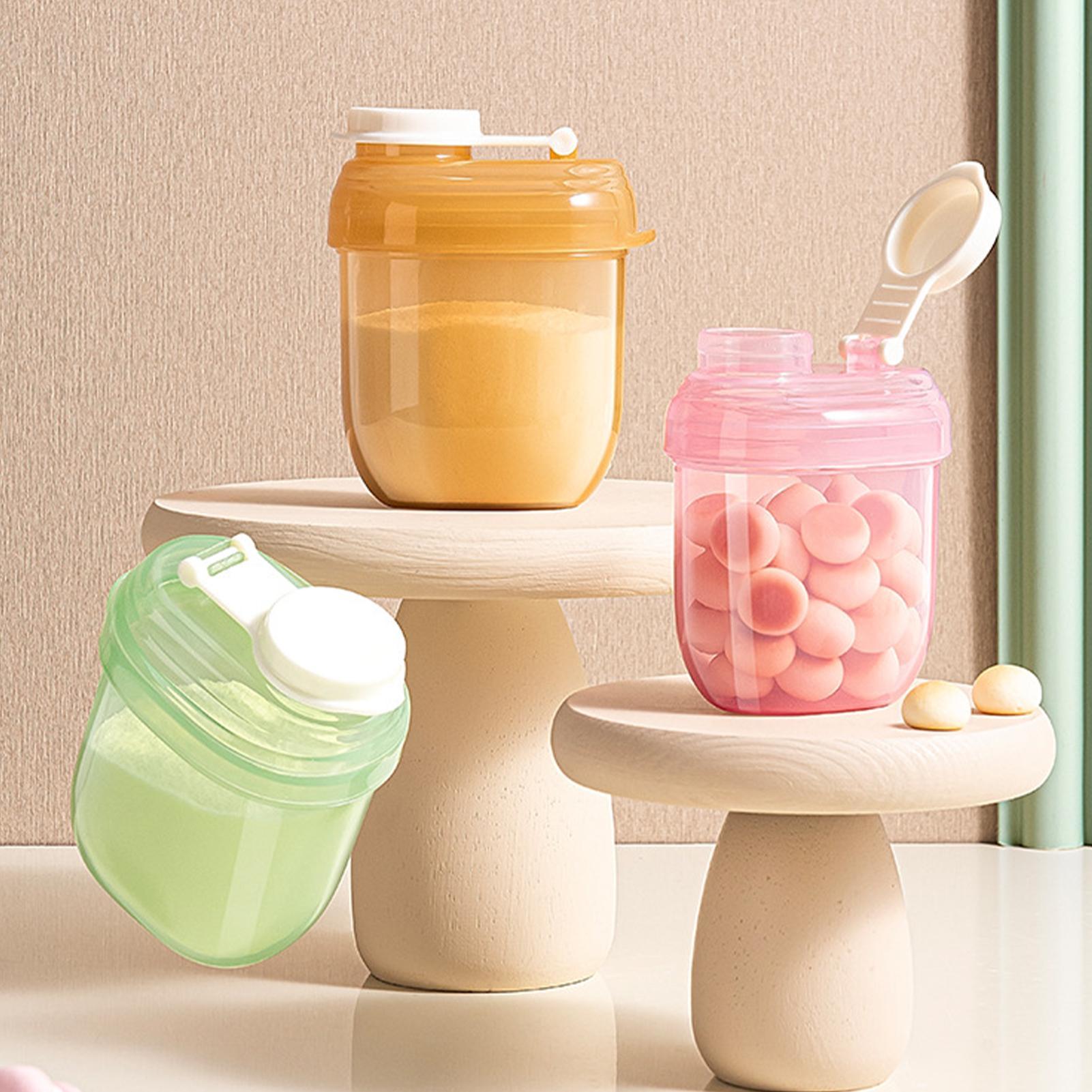 Snack Container Travel - Dispenser Formula Wadah Susu Bubuk Portabel