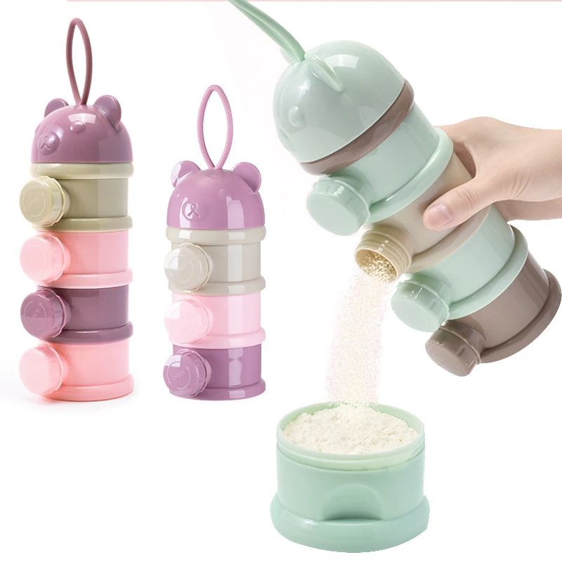 Snack Container Travel - Kotak Penyimpanan Makanan Bayi Portabel 3/4