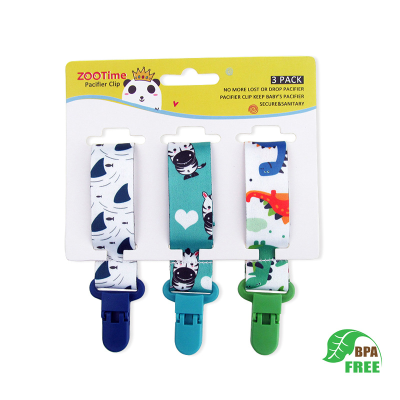 Baby Food Pacifier - Dot bayi rantai, klip Dummy 3