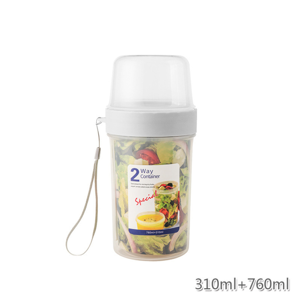 Baby Food Yogurt - Wadah Makanan Anti Bocor Dua Lapis,