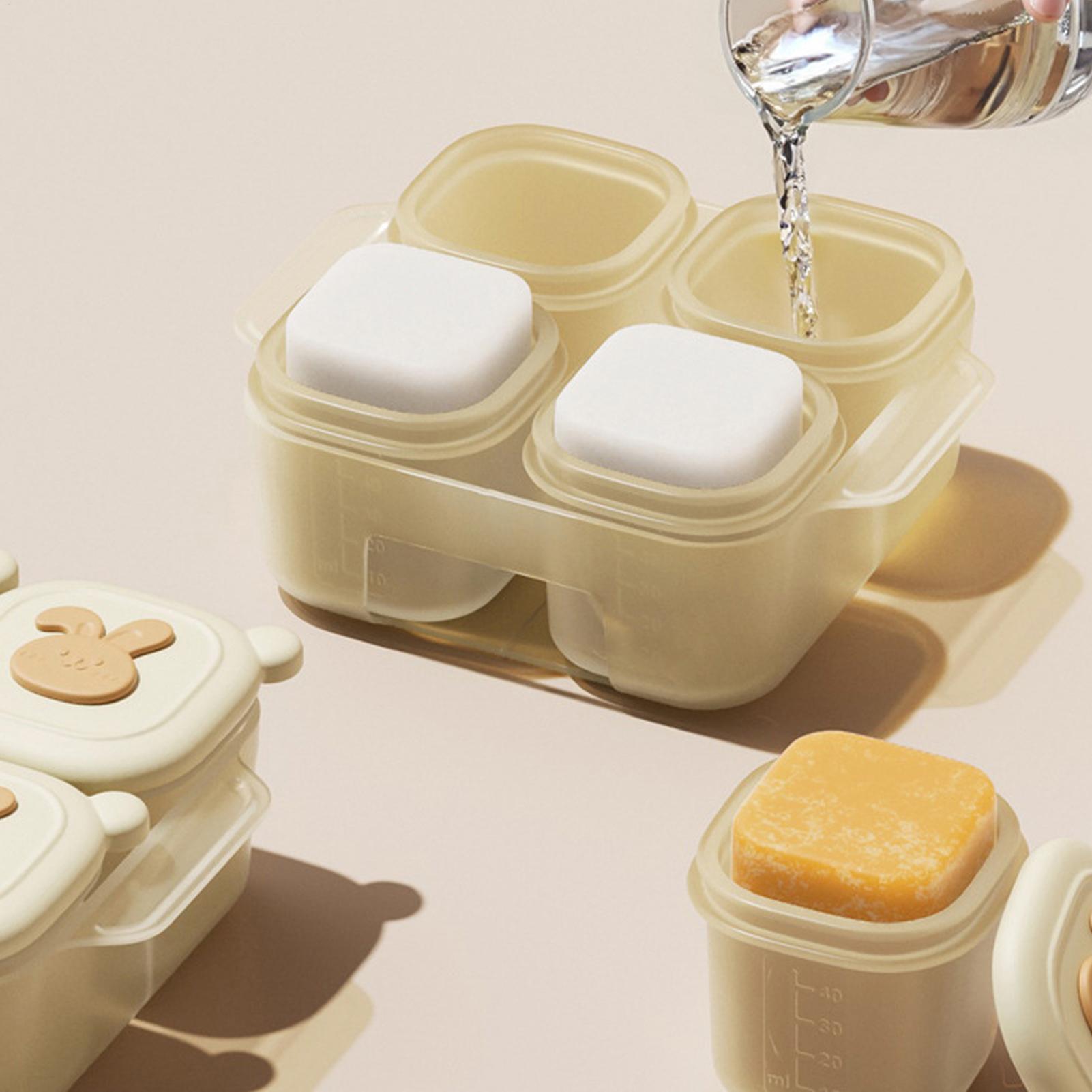 Wadah Beku Makanan Bentuk Kubu - Baby Food Yogurt ulasan dan harga