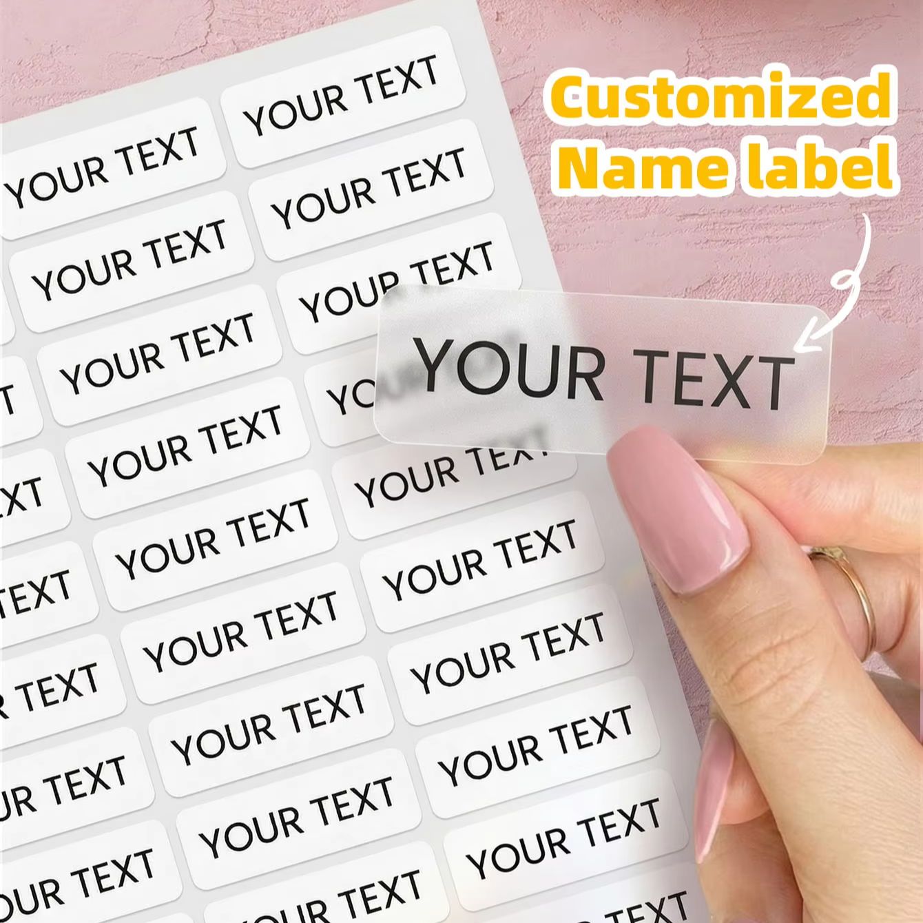 1-300Pcs Stiker Tahan Air deng - Snack Container Travel ulasan dan harga