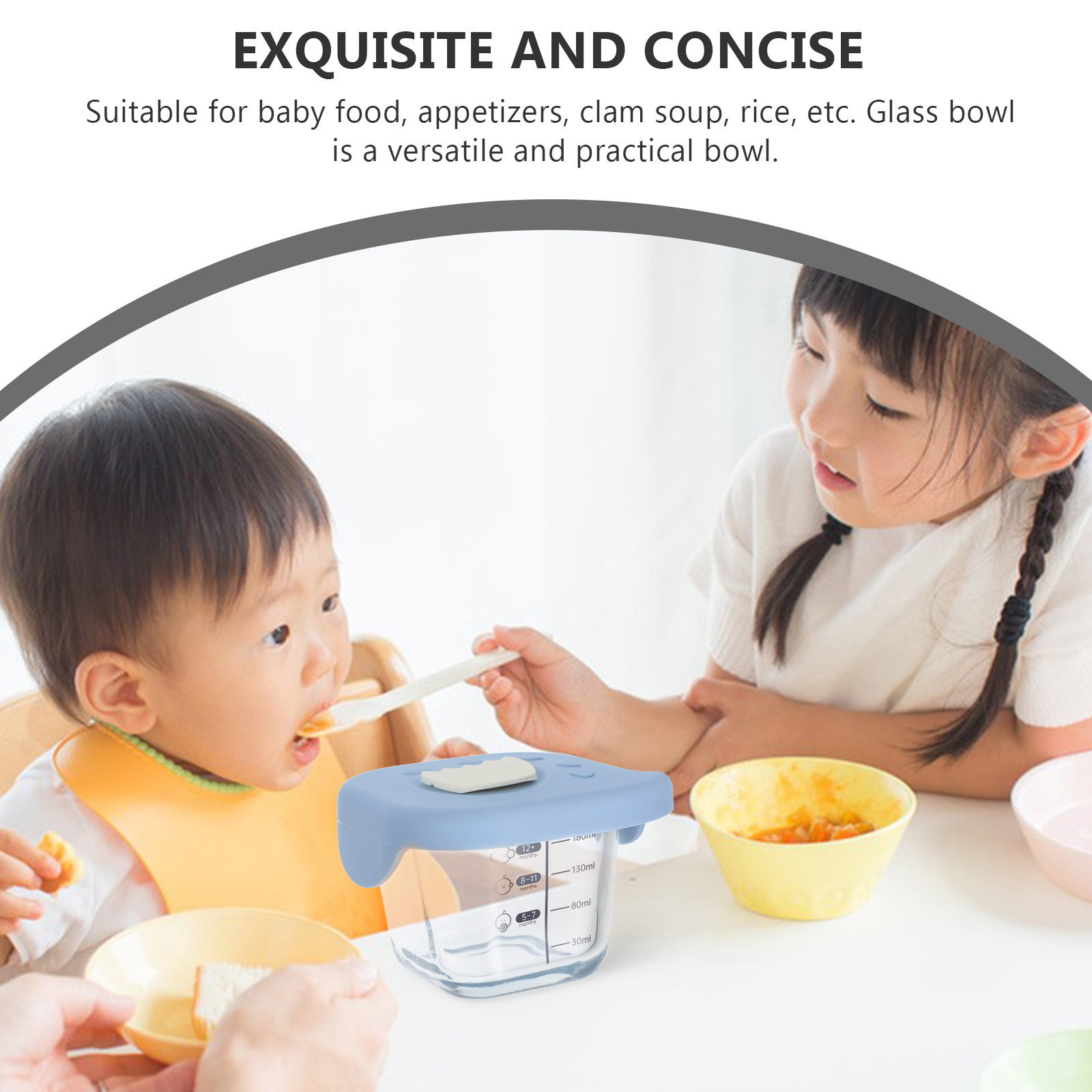 Mangkuk Makanan Bayi Kaca deng - Baby Food Glass Containers ulasan dan harga