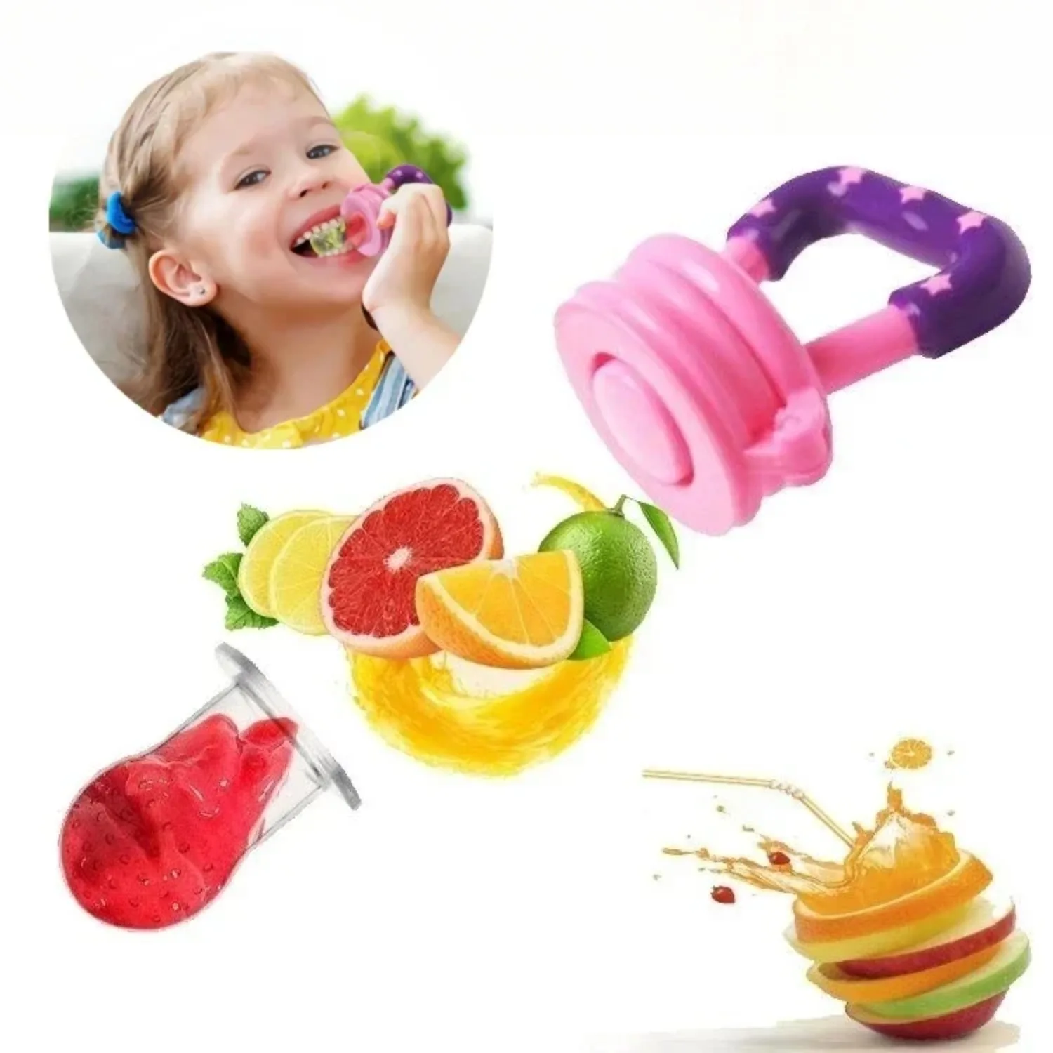 Pengumpan Makanan Buah Bayi/Pe - Baby Food Bites ulasan dan harga