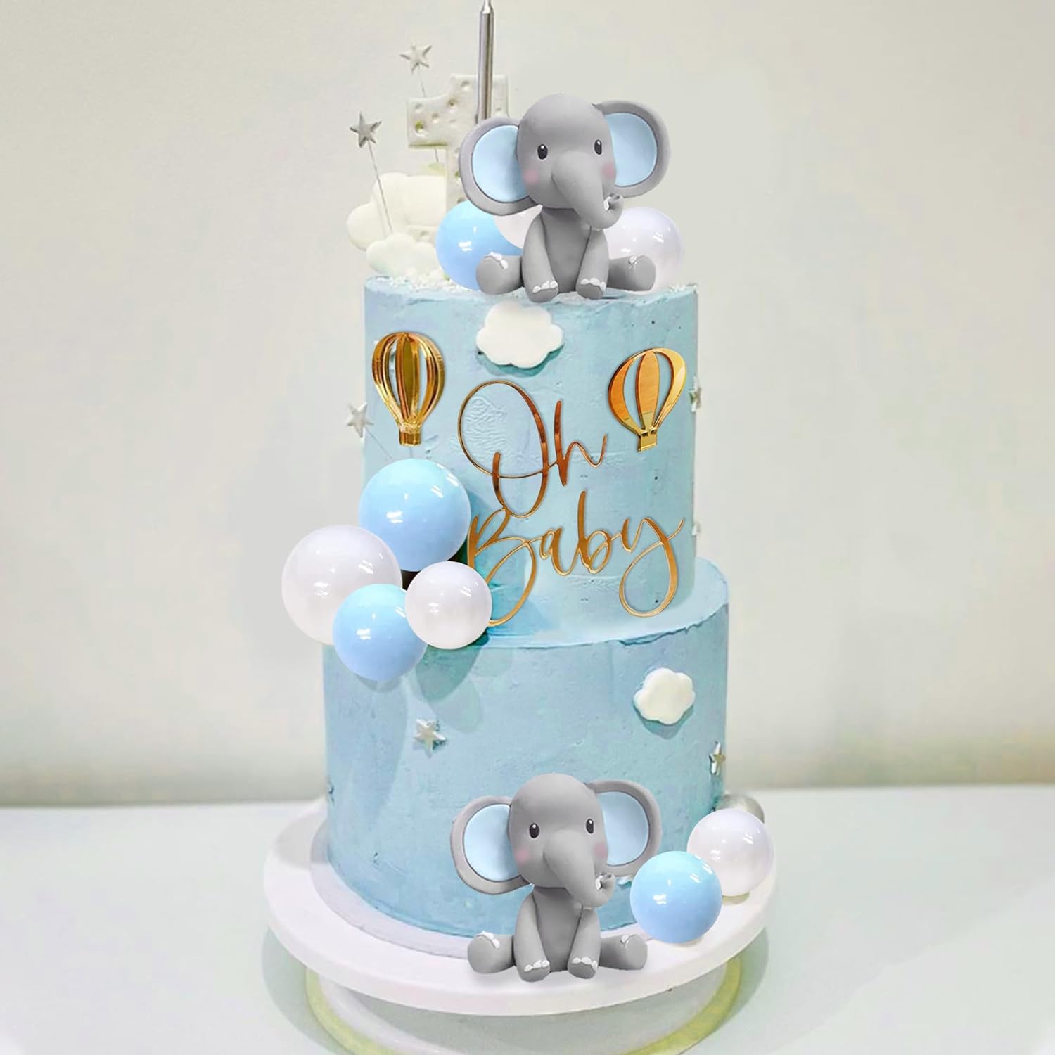 Dekorasi Kue Gajah Puncak Kue  - Baby Food For 1 Year Old ulasan dan harga