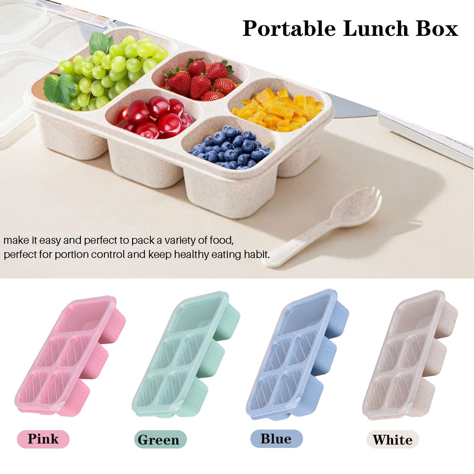 1 buah, Kotak Makan Bento, Coc - Snack Container Travel ulasan dan harga