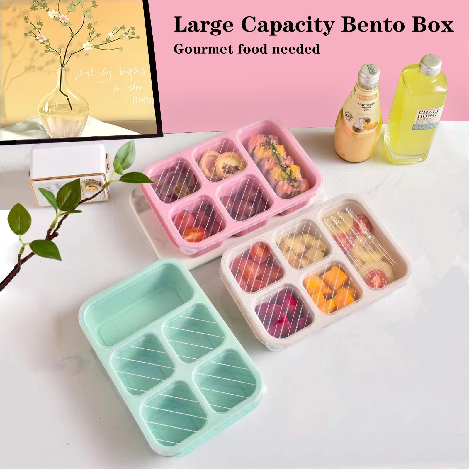 1 buah, Kotak Makan Bento, Coc - Snack Container Travel ulasan dan harga