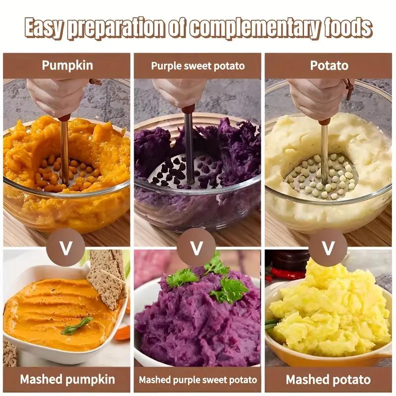Penumbuk Kentang Stainless Ste - Baby Food With Sweet Potato ulasan dan harga