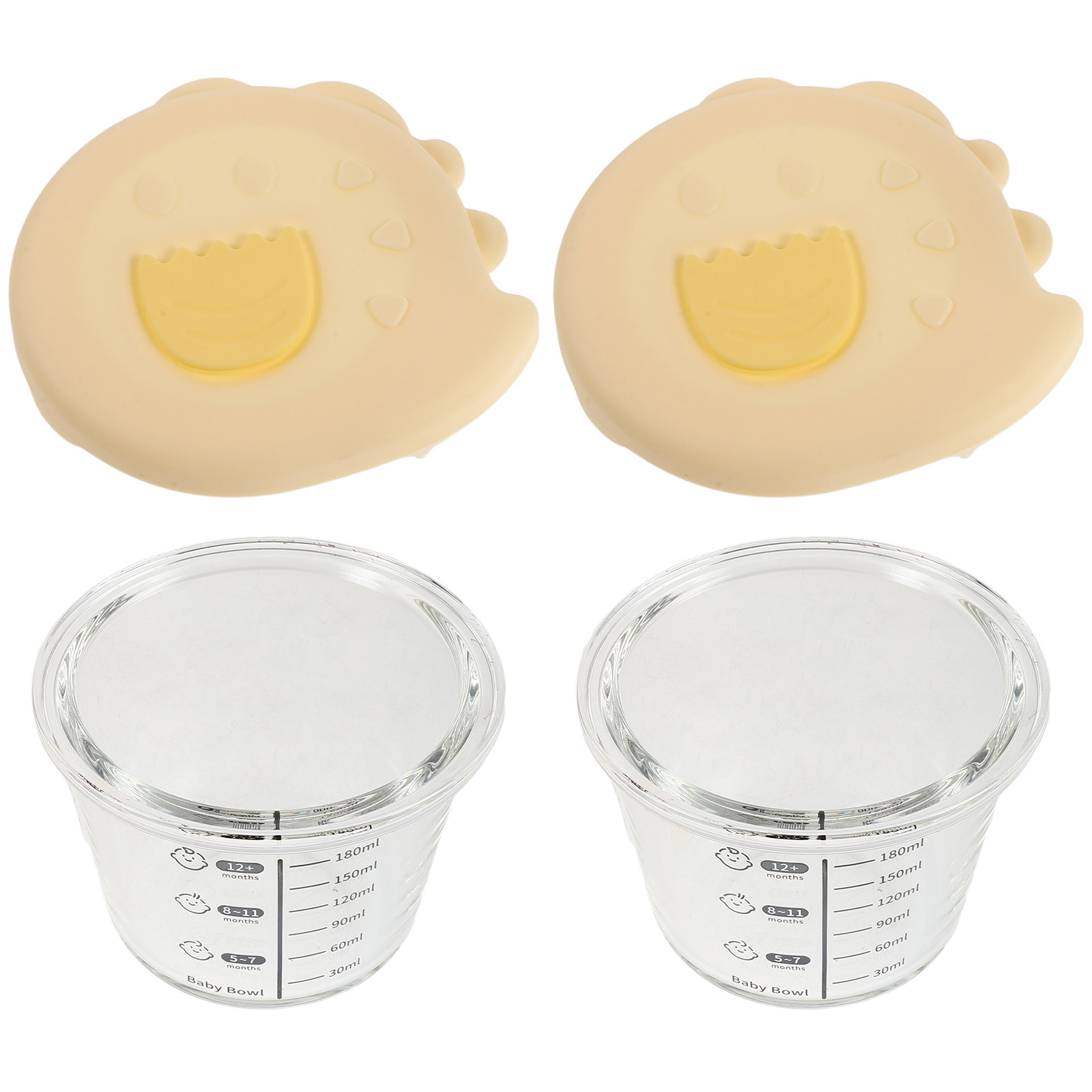 2 Buah Wadah Penyimpanan Makan - Baby Food Glass Containers ulasan dan harga