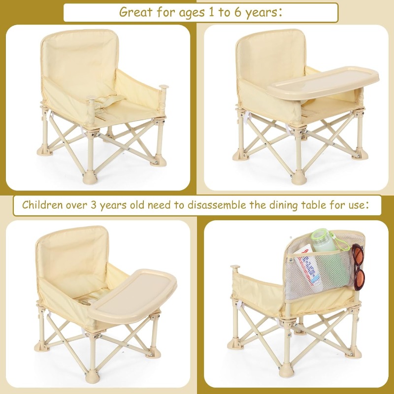 Kursi Pantai Bayi Lipat dengan - Baby Food Chair ulasan dan harga