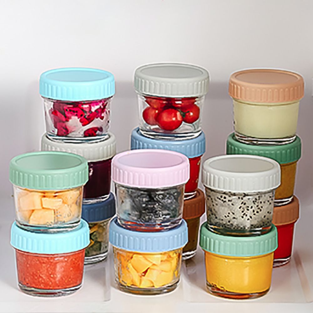 6 Buah Toples Makanan Bayi Kac - Baby Food Glass Containers ulasan dan harga