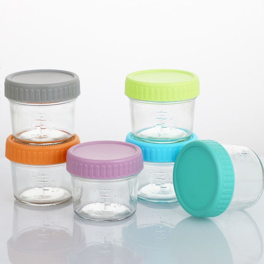 6 Buah Toples Makanan Bayi Kac - Baby Food Glass Containers ulasan dan harga