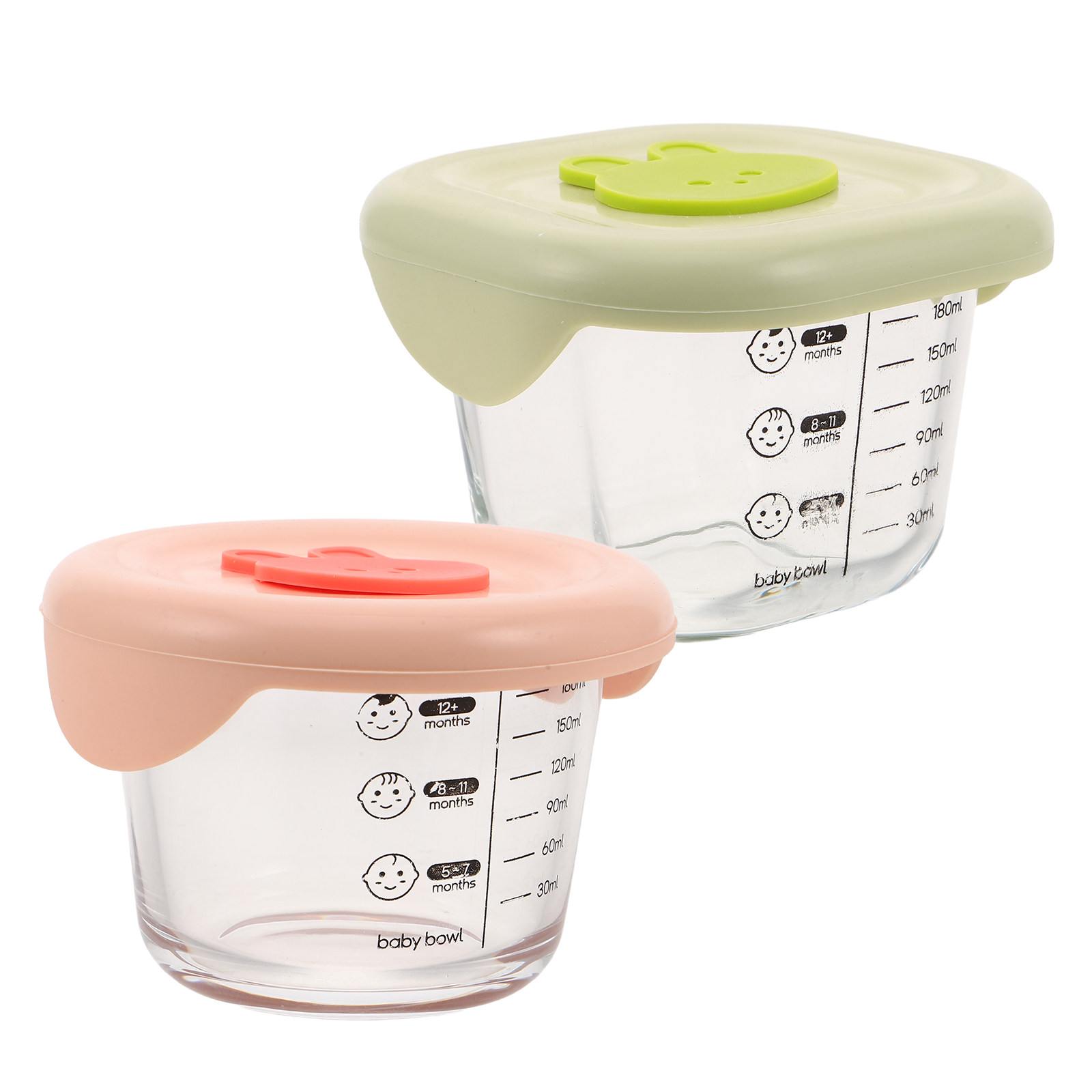 2 Buah Wadah Penyimpanan Makan - Baby Food Glass Containers ulasan dan harga