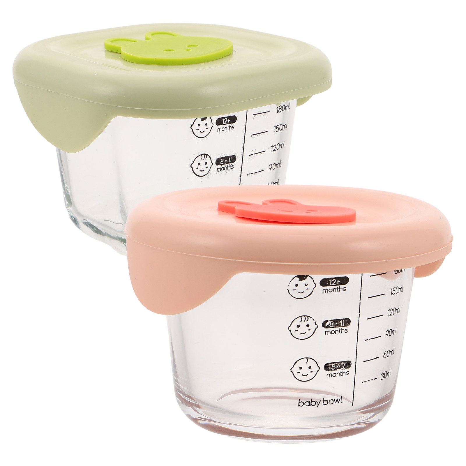 2 Buah Wadah Penyimpanan Makan - Baby Food Glass Containers ulasan dan harga