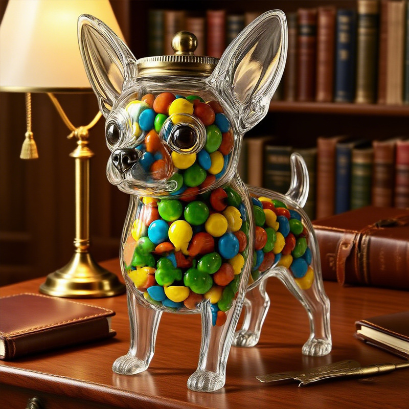 Wadah Berbentuk Chihuahua Peng - Snack Container Travel ulasan dan harga