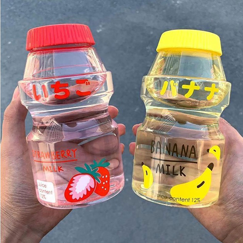 480Ml Plastik Lucu Botol Air Y - Baby Food Yogurt ulasan dan harga