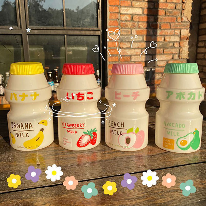 480Ml Plastik Lucu Botol Air Y - Baby Food Yogurt ulasan dan harga