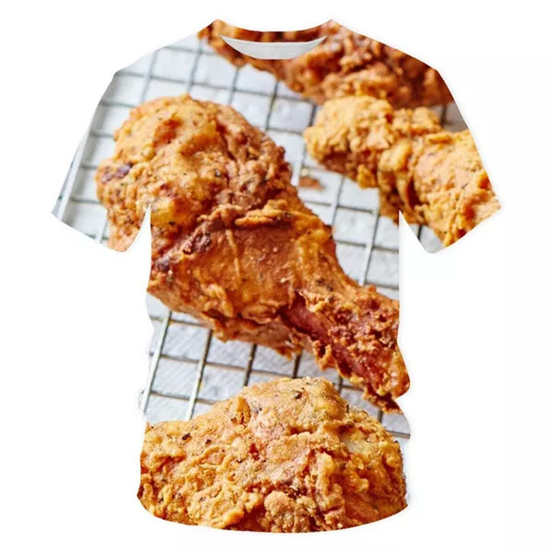 Kaus grafis Pasta ayam goreng  - Baby Food With Chicken ulasan dan harga