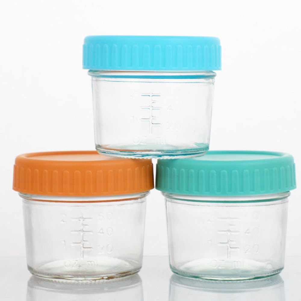 6 Buah Stoples Makanan Bayi Ka - Baby Food Glass Containers ulasan dan harga
