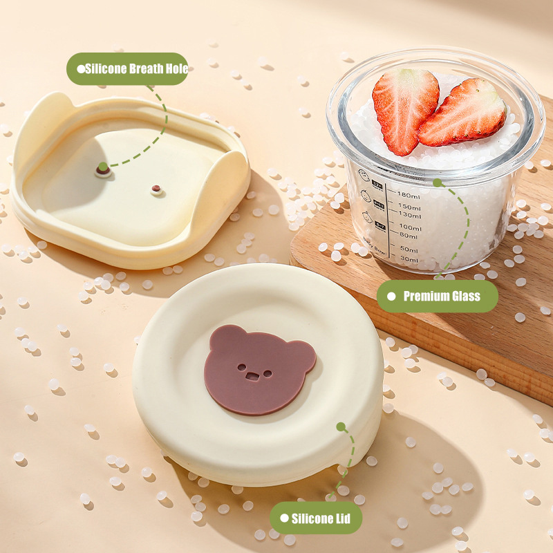 Stoples penyimpanan makanan ka - Baby Food Glass Containers ulasan dan harga
