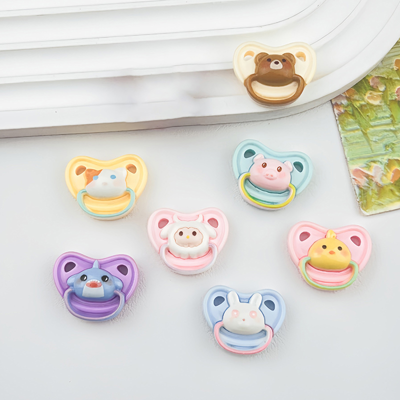 10 Buah Dot Boneka Mini Cantik - Baby Food Pacifier ulasan dan harga