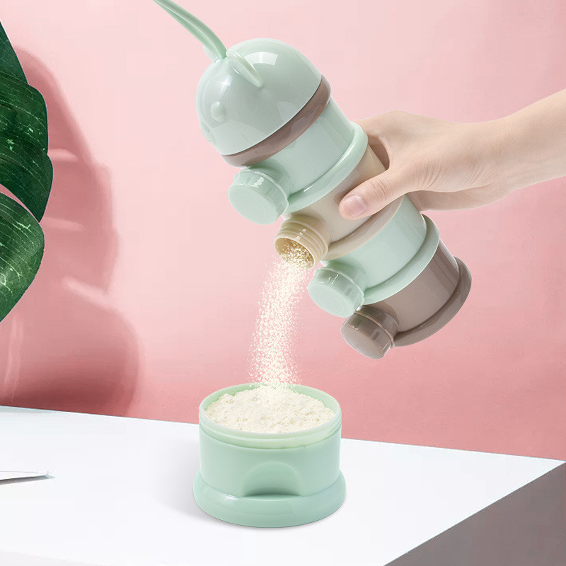 Wadah Susu Bubuk Bayi Beruang  - Snack Container Travel ulasan dan harga
