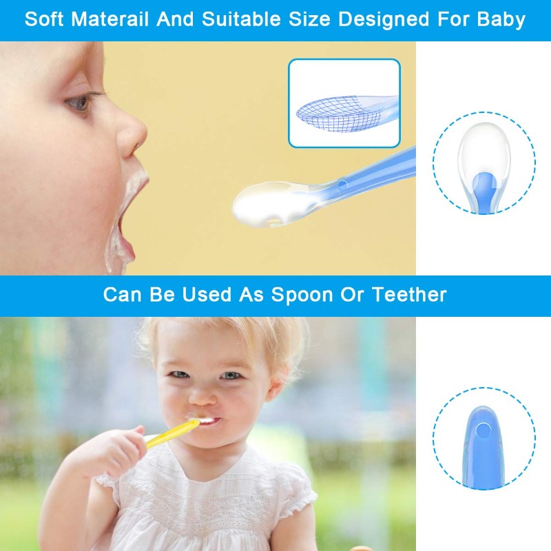 Sendok silikon bayi bebas BPA  - Baby Food Bites ulasan dan harga