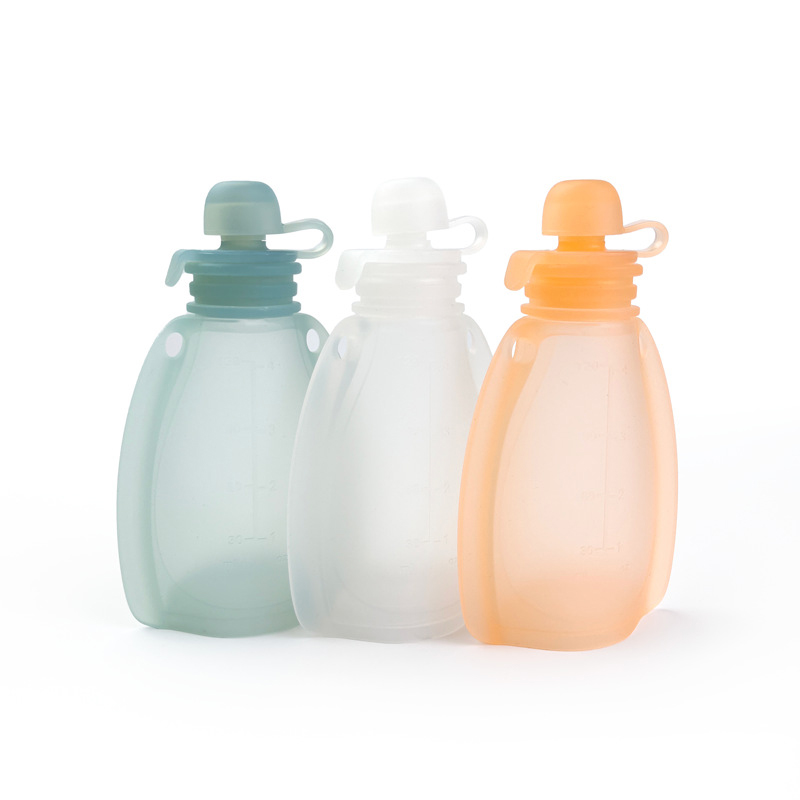 Kantong makanan bayi, dapat di - Baby Food Reusable Pouches ulasan dan harga