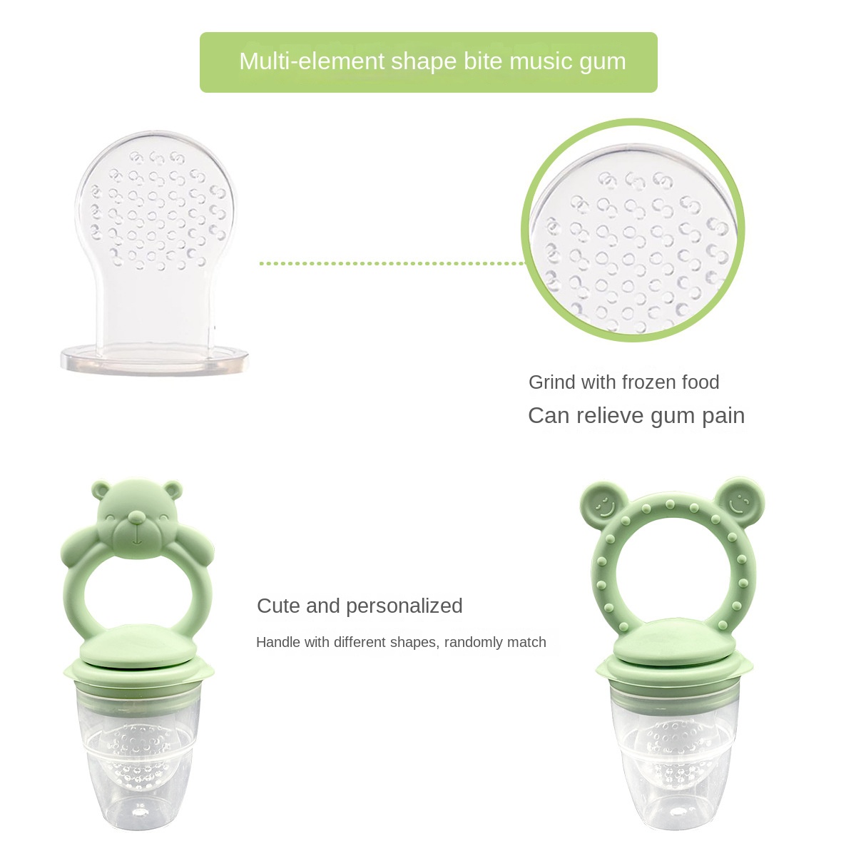 Set alat makan bayi silikon, d - Baby Food Bites ulasan dan harga