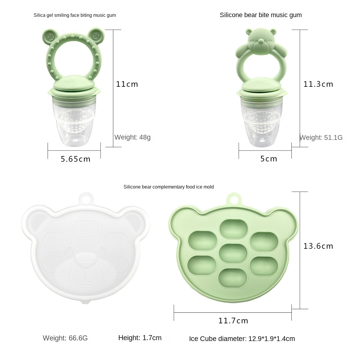 Set alat makan bayi silikon, d - Baby Food Bites ulasan dan harga