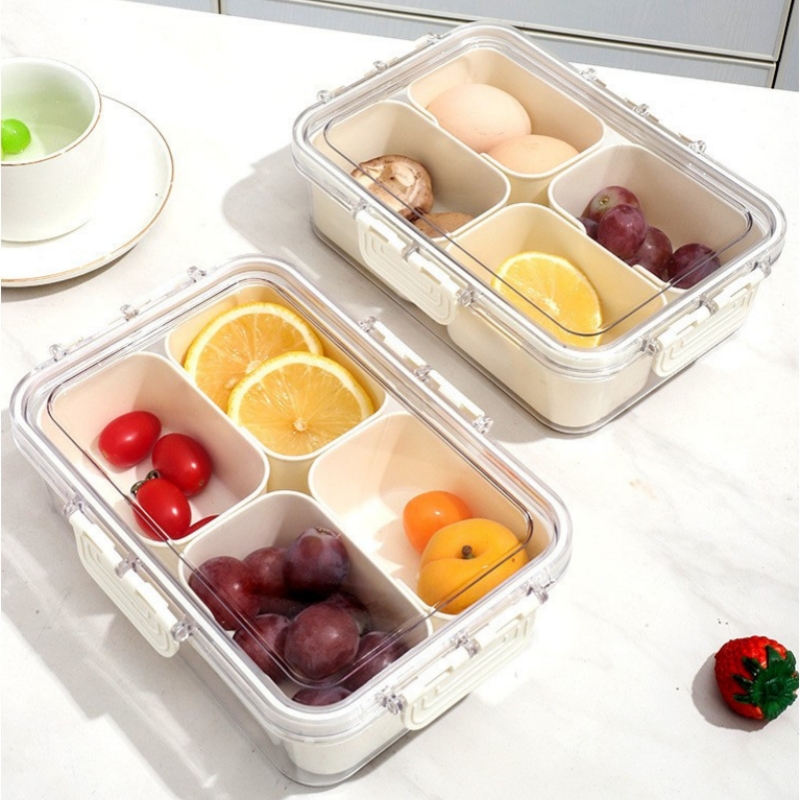 Kotak Bekal 8/4 Kompartemen de - Snack Container Travel ulasan dan harga