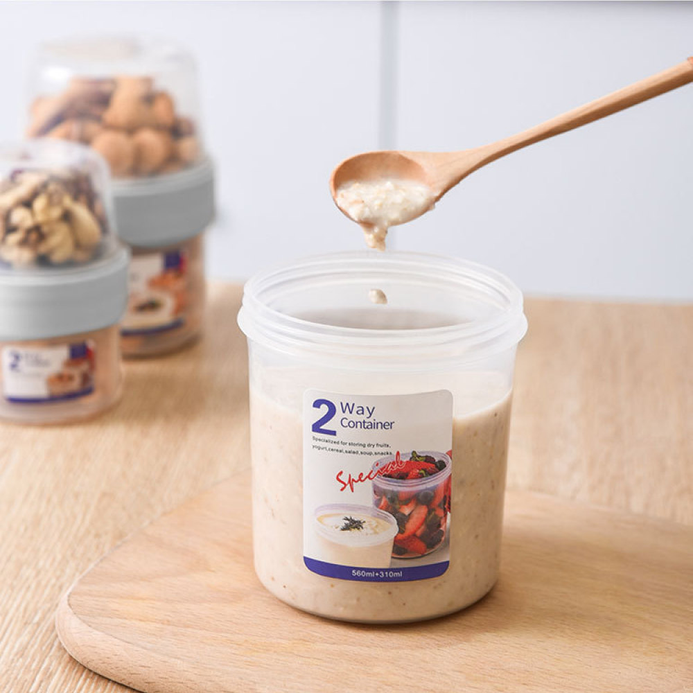 Wadah Makanan Anti Bocor Dua L - Baby Food Yogurt ulasan dan harga